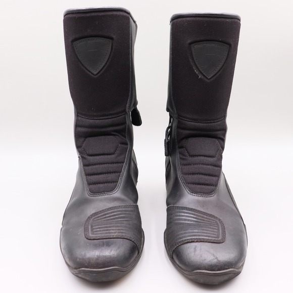 REV IT! Rival H2O Motorcycle Riding Boots Mens Sz 11.5 Black Waterproof Touring - Picture 3 of 10